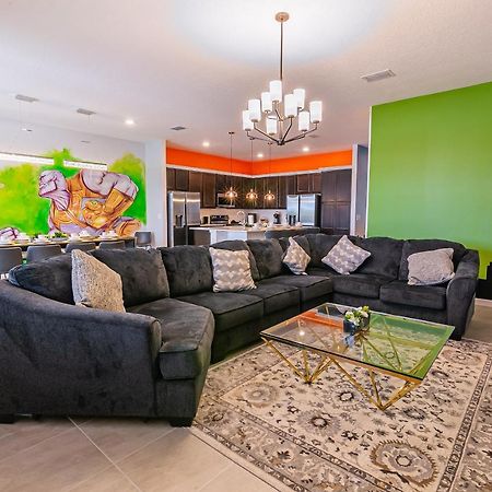 Luxury 12 Bedrooms Pool House 10 Min To Disney4630 Kissimmee Exterior foto
